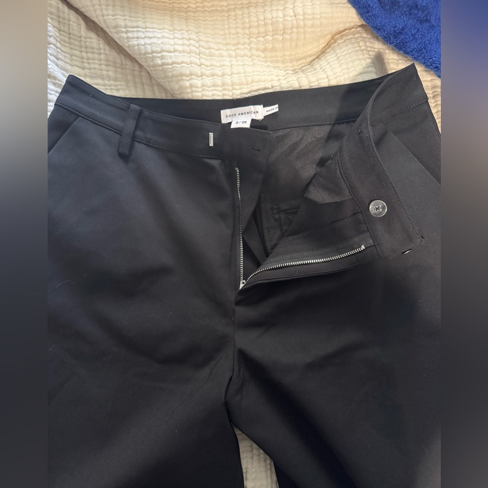 Good American Classic Black Pants